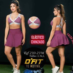 🇨🇴D'FIT Sports Colombian 🇨🇴 Butt Lift Set Skirt & Bra